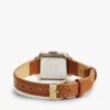 24-mm-Lederarmband-Damenuhr