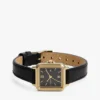 24-mm-Lederarmband-Damenuhr