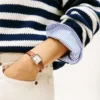 24-mm-Lederarmband-Damenuhr
