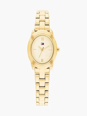 27 mm ovale Dresswatch mit strukturiertem Zifferblatt 27 mm ovale Dresswatch mit strukturiertem Zifferblatt