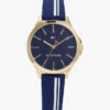 34-mm-Armbanduhr mit charakteristischem Streifen