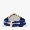 34-mm-Armbanduhr mit charakteristischem Streifen