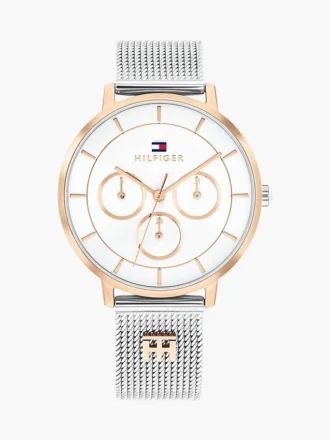 36-mm-Mesh-Uhr mit Monogramm-Akzent