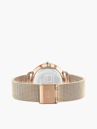 36-mm-Mesh-Uhr mit Monogramm-Akzent 36-mm-Mesh-Uhr mit Monogramm-Akzent