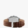 36-mm-Multifunktionsuhr mit Lederarmband