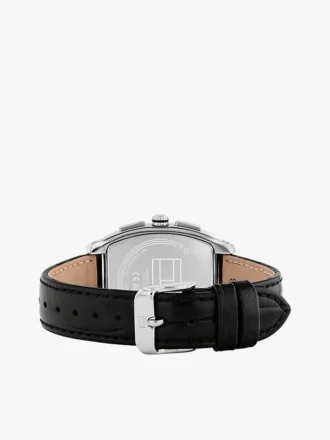 36-mm-Multifunktionsuhr mit Lederarmband