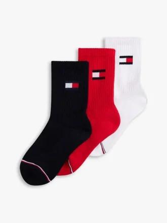 3er-Pack Flaggen-Logo-Socken für Kinder