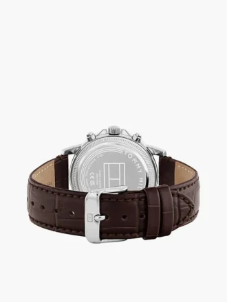 40-mm-Armbanduhr mit Lederarmband