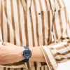 43-mm-Chronographenuhr mit Silikonarmband