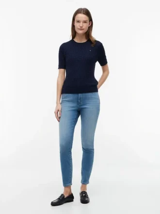 All-Day Sculpt Denim Skinny-Jeans