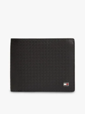 Allover-Flaggen-Leder-Karten- und Münzbrieftasche