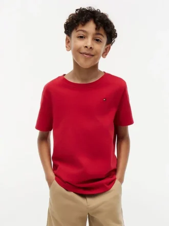 Alltags-T-Shirt mit Rundhalsausschnitt für Kinder