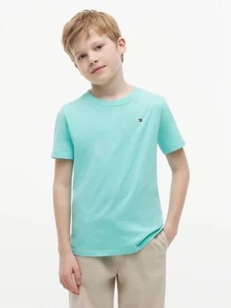 Alltags-T-Shirt mit Rundhalsausschnitt für Kinder