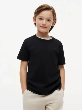 Alltags-T-Shirt mit Rundhalsausschnitt für Kinder