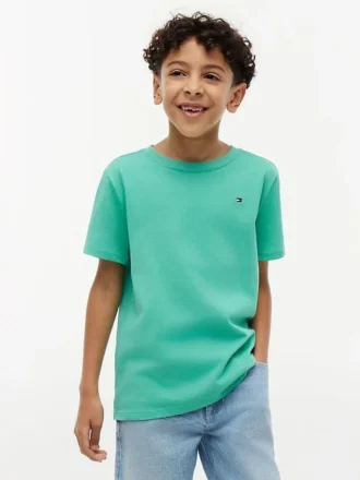 Alltags-T-Shirt mit Rundhalsausschnitt für Kinder
