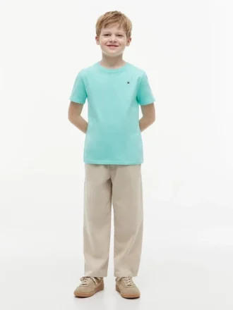 Alltags-T-Shirt mit Rundhalsausschnitt für Kinder