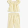Baby-Set aus Oberteil und Hose mit Vichy-Karomuster