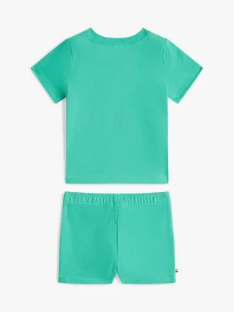 Baby-Set aus T-Shirt und Shorts mit Palm-Logo