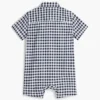 Babys-Latzhose mit Vichy-Karomuster Babys-Latzhose mit Vichy-Karomuster