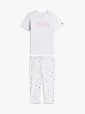 Babys-Set aus T-Shirt und Pointelle-Leggings