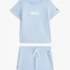 Babys-Set aus T-Shirt und Shorts mit Flaggenlogo Babys-Set aus T-Shirt und Shorts mit Flaggenlogo