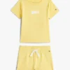 Babys-Set aus T-Shirt und Shorts mit Flaggenlogo Babys-Set aus T-Shirt und Shorts mit Flaggenlogo