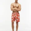 Badehose mit Blumenmuster, 7″ Badehose mit Blumenmuster, 7″