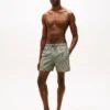 Badehose mit Palmblatt-Print, 7″