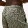 Badehose mit Palmblatt-Print, 7″