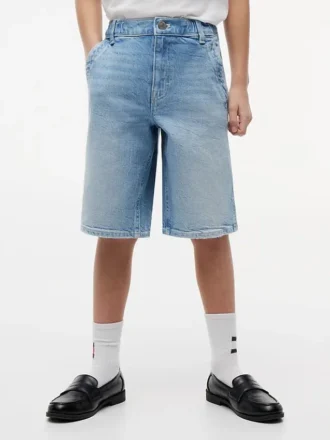 Baggy-Jeans-Shorts für Kinder