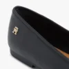 Ballet-Ballerinas aus glattem Leder Ballet-Ballerinas aus glattem Leder