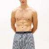 Bedruckte gewebte Boxershorts, 3er-Pack