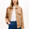 Übergroße Utility-Hemdjacke aus Twill Übergroße Utility-Hemdjacke aus Twill