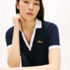 Besticktes Hilfiger Script Polo-Kleid Besticktes Hilfiger Script Polo-Kleid