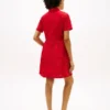Besticktes Popeline-Shirtkleid mit Lochstickerei Besticktes Popeline-Shirtkleid mit Lochstickerei