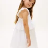 Besticktes Rüschenkleid für Kinder