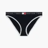 Bikini-Slip aus gerippter Stretch-Baumwolle
