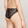 Bikini-Slip aus Strick mit Spitze