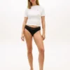 Bikini-Slip mit Spitzenbesatz, 3er-Pack