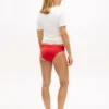 Bikini-Slip mit Spitzenbesatz, 3er-Pack
