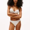 Bikini-Slip mit wiederholtem Logo