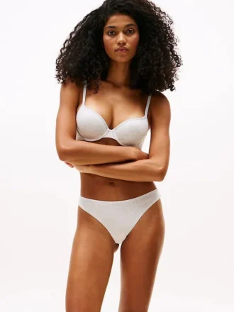 Bikini-Slip mit wiederholtem Logo