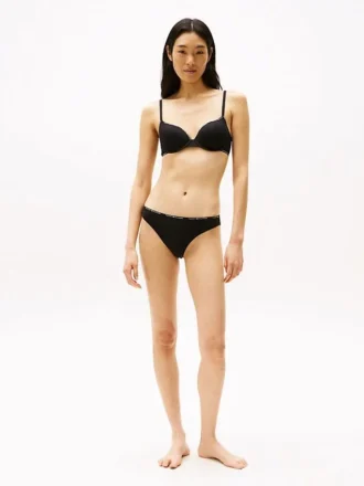 Bikini-Slip mit wiederholtem Logo