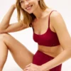 Bralette ohne Bügel mit U-Ausschnitt