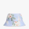 Bucket-Hut für Kinder mit Blumenmuster