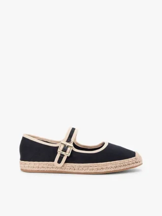 Canvas-Espadrilles im Mary-Jane-Stil