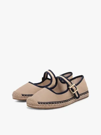 Canvas-Espadrilles im Mary-Jane-Stil