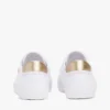 Canvas-Sneaker mit Metallic-Ferse