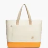 Canvas-Tragetasche mit Farbblock-Design Canvas-Tragetasche mit Farbblock-Design
