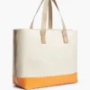 Canvas-Tragetasche mit Farbblock-Design Canvas-Tragetasche mit Farbblock-Design